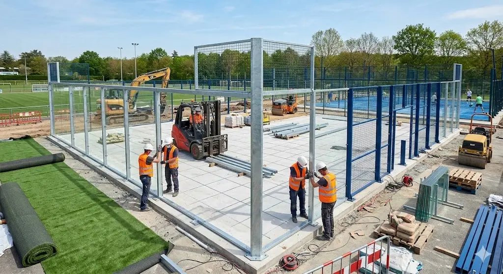 Construire un terrain de padel : Guide complet 2026 étape par étape